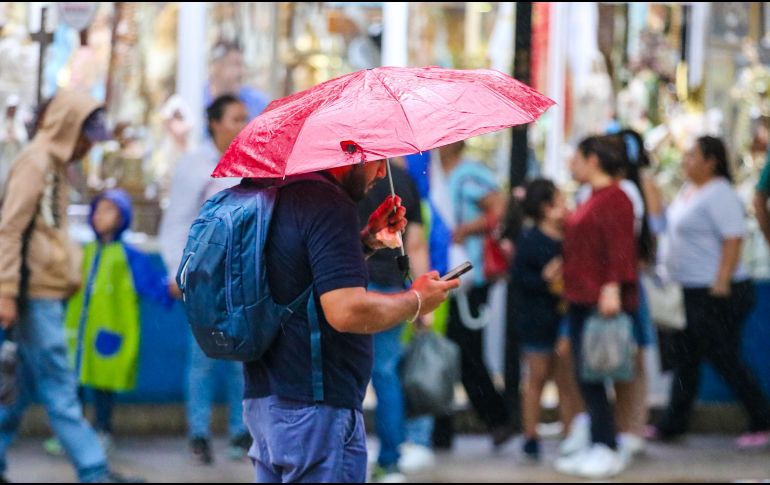 Las lluvias sorprenderán a varios estados. EL INFORMADOR/ARCHIVO