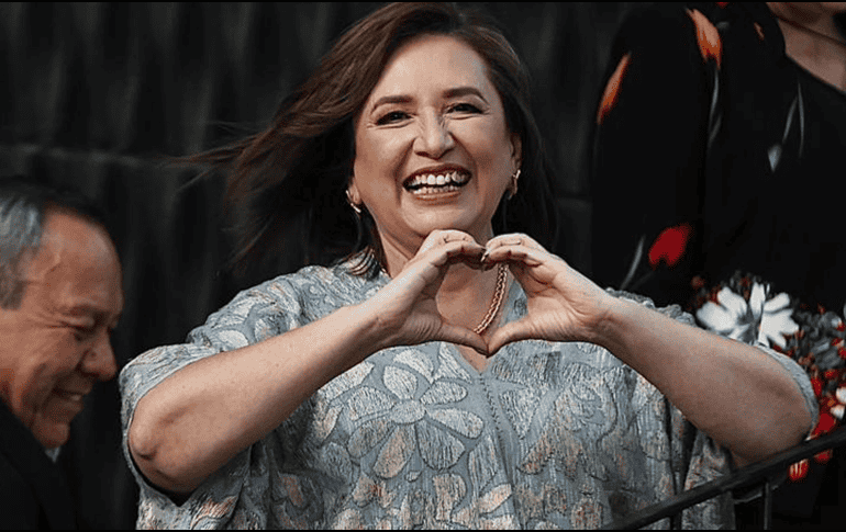 Fue tendencia en redes el nombre Xóchitl Gálvez porque fue publicada la grabación que muestra el momento exacto en que la panista recibió un limonazo en la cara. SUN / ARCHIVO