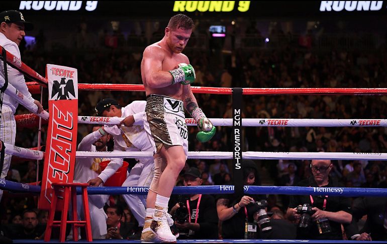 Un entrenador mexicano criticó la elección de rivales de Álvarez en sus últimas peleas. IMAGO7.