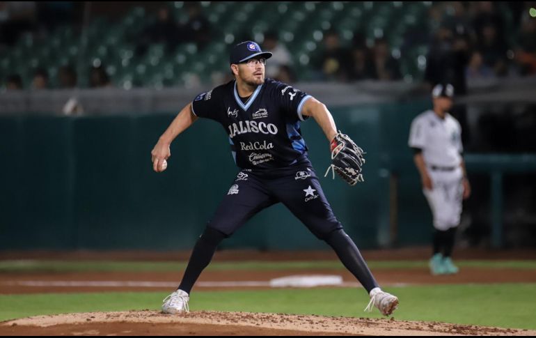 Frank Duncan perdió el juego tras una entrada y dos tercios, durante la cual permitió seis hits y siete carreras. CORTESÍA/Charros de Jalisco