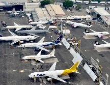 Este jueves, el Aeropuerto Internacional de la Ciudad de México anunció una inversión de para 2024, con el objetivo de mejorar la operación mediante obras de mantenimiento, conservación y modernización. AFP / ARCHIVO