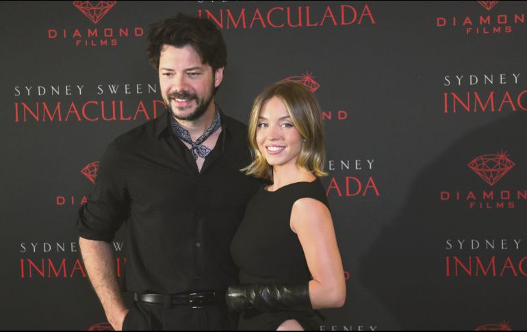 Álvaro Morte y Sydney Sweeney protagonizan la cinta “Inmaculada”. EL UNIVERSAL