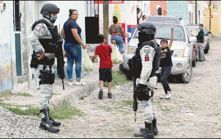 La presencia de la Guardia Nacional se ha incrementado en el territorio nacional en medio de las campañas electorales. AFP