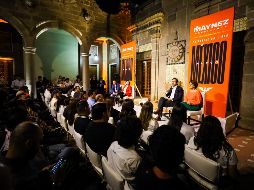 El ex coordinador de MC en la Cámara de Diputados señaló que en su libro se abordaron sus propuestas que buscan que México sea un referente a nivel mundial. EL INFORMADOR/ A. NAVARRO