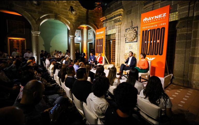 El ex coordinador de MC en la Cámara de Diputados señaló que en su libro se abordaron sus propuestas que buscan que México sea un referente a nivel mundial. EL INFORMADOR/ A. NAVARRO