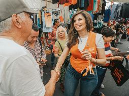 La candidata escuchó las inquietudes de la Asociación de Empresarios. ESPECIAL