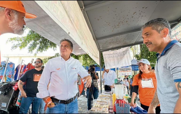 Frangie pretende apoyar al comercio local en Zapopan. ESPECIAL