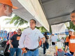 Frangie pretende apoyar al comercio local en Zapopan. ESPECIAL