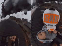 Además del niño, otras cuatro personas que residían en la misma casa fueron evacuadas mediante un helicóptero y llevadas a un lugar seguro. ESPECIAL.