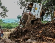 El número de personas desplazadas ascendió a 212 mil 630, mientras cerca de 223 mil 200 se han visto afectadas en todo el país por el fenómeno. EFE/D. IRUNGU