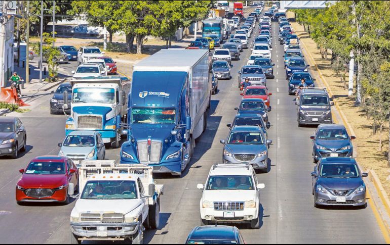 Avenida López Mateos es desde hace años un dolor de cabeza para los habitantes de la Zona Metropolitana de Guadalajara. EL INFORMADOR/ A. Navarro