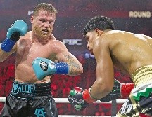 Uno de los boxeadores que más ha ganado gracias a “Canelo” es Jaime Munguía. AFP/ ARCHIVO.