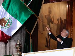 López Obrador, durante el Grito de Independencia en septiembre de 2020. SUN / ARCHIVO