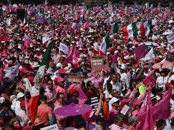 La más reciente movilización de la Marea Rosa fue en febrero de este año. SUN / ARCHIVO