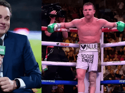 Faitelson participó en la transmisión de TUDN de manera remota y en un estudio provisional que se hizo en un cuarto de hotel. ESPECIAL