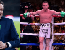 Faitelson participó en la transmisión de TUDN de manera remota y en un estudio provisional que se hizo en un cuarto de hotel. ESPECIAL