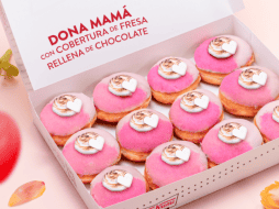 Dona Mamá, una creación única que está disponible desde el 06 al 12 de mayo en todas las sucursales de Krispy Kreme. ESPECIAL/KRISPY KREME