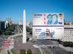 Argentina padece una alta inflación -287.9 % anual que requiere del uso de billetes de mayor denominación. EFE / ARCHIVO / BCRA