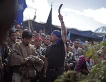 De origen mapuche, Llaitul es una conocida figura indígena en Chile. AP / ARCHIVO