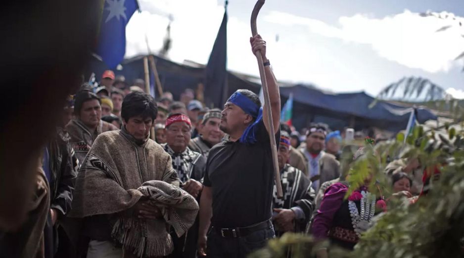 De origen mapuche, Llaitul es una conocida figura indígena en Chile. AP / ARCHIVO