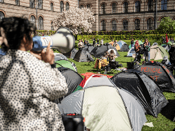 Las protestas en universidades se han extendido a todo el mundo. EFE/M. RASMUSSEN