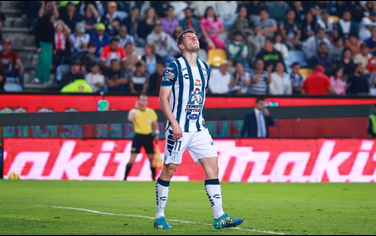 Idrissi no podrá estar presente en la ida de los cuartos de final entre Pachuca y América. IMAGO7/ M. Contreras.