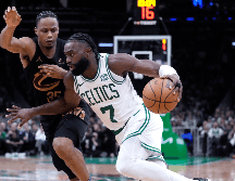 Jaylen Brown fue el mejor anotador de Boston. AP/C. Krupa