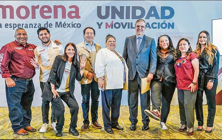 Ebrard escribió en la cuenta de X: “Morena es la voz de nuestros connacionales en el exterior”. ESPECIAL