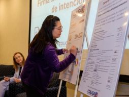 La firma del documento de formalización resultó de la colaboración entre ProSociedad, Hacer Bien el Bien, AC en conjunto con la Agencia de los Estados Unidos para el Desarrollo Internacional . ESPECIAL.