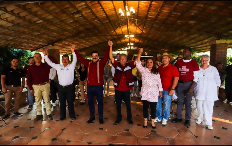El Candidato al Senado por la Coalición Sigamos Haciendo Historia, invitó a las y los jaliscienses a refrendar el apoyo a la Cuarta Transformación. ESPECIAL / CARLOS LOMELÍ