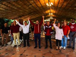 El Candidato al Senado por la Coalición Sigamos Haciendo Historia, invitó a las y los jaliscienses a refrendar el apoyo a la Cuarta Transformación. ESPECIAL / CARLOS LOMELÍ