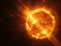 Se espera que estas eyecciones afecten a la Tierra desde el mediodía de hoy y posiblemente hasta el 12 de mayo. FREEPIK