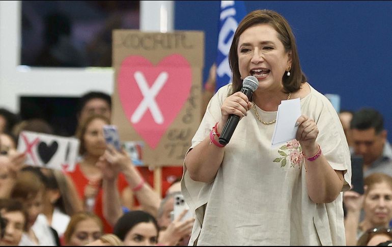 La aspirante presidencial señaló que será la mandataria de quienes buscan paz y consuelo. EL UNIVERSAL