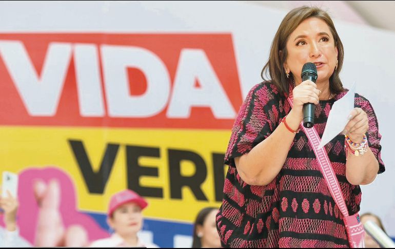 La candidata presidencial exhortó a los ciudadanos para salir a votar el próximo 2 de junio. EL UNIVERSAL