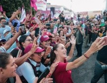 En ambos eventos la candidata de la coalición “Sigamos Haciendo Historia” será acompañada por la candidata al Gobierno del Estado, Claudia Delgadillo. ESPECIAL.