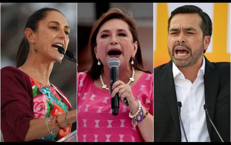 Este domingo 18 de mayo no te pierdas el  debate entre Claudia Sheinbaum, Jorge Álvarez Máynez y Xóchitl Gálvez. ESPECIAL