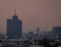 Panorámica de la Ciudad de México donde se aprecia la contaminación padecida el lunes. SUN/I. Esquivel