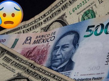 El peso mexicano cotiza en los mercados internacionales alrededor de los 16.82 pesos por dólar. ESPECIAL