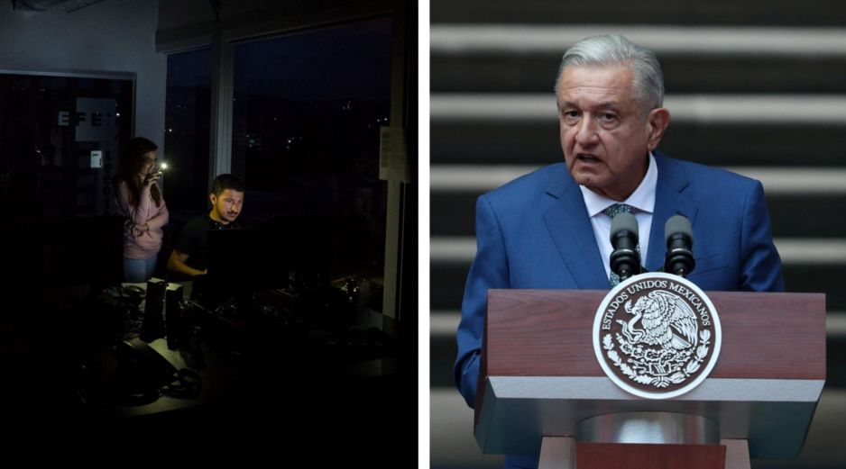 Una serie de apagones comenzaron a afectar al país desde la semana pasada; hoy el Presidente López Obrador reportó al respecto. EFE / SUN / ARCHIVO
