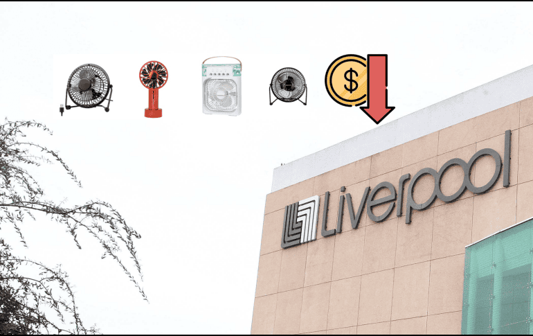 Estos ventiladores se encuentran en menos de $400 pesos en Liverpool. EL INFORMADOR / ARCHIVO