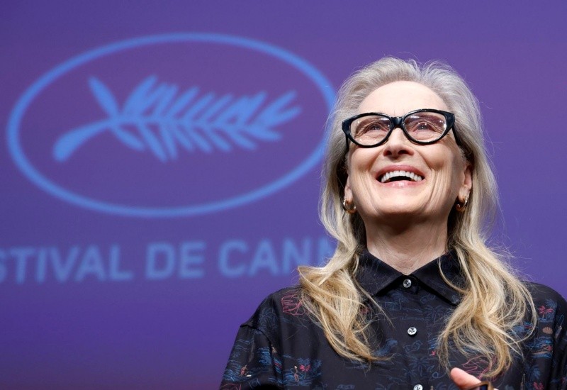 Meryl Streep recibió la Palma de Oro en el Festival de Cannes, en donde también fue homenajeada. EFE/ Sebastien Noger 