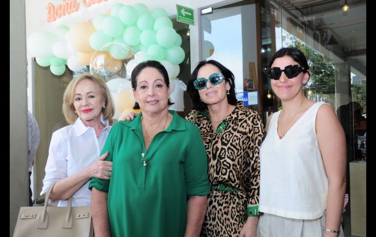 Elsa Trapero, Rocío Rodríguez, Elda Verdes y Mónika Klein. GENTE BIEN JALISCO/ Marifer Rached