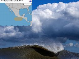 De acuerdo con la más reciente actualización de la Conagua, se prevé la formación de una zona de inestabilidad atmosférica con probabilidad para desarrollo ciclónico en 7 días. ESPECIAL / AFP y NHC