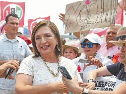 La postulante de “Fuerza y Corazón por México” propone digitalizar el Registro público de la propiedad para transparentar la obra pública. EL UNIVERSAL