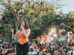 Delgadillo también platicó sus propuestas de seguridad, como más policías y videovigilancia. ESPECIAL