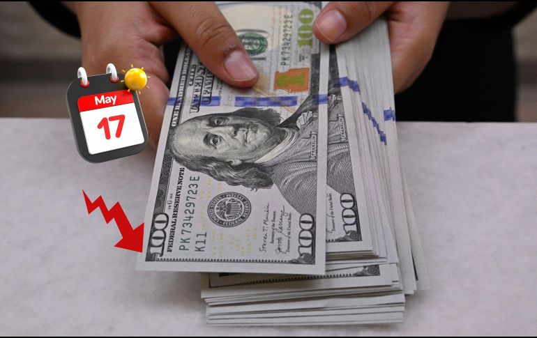De acuerdo con un reporte de Bloomberg, el dólar comenzó la jornada de hoy por abajo de los 17 pesos. AFP / ARCHIVO