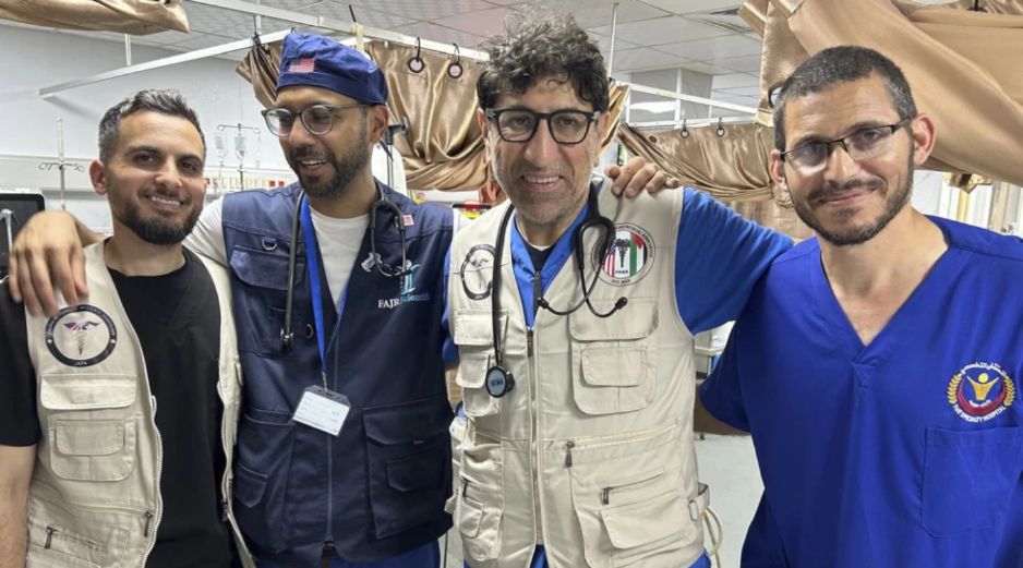 Varios médicos dijeron que no se marcharían hasta que se permitiera la entrada a Gaza de nuevos equipos de voluntarios para sustituirlos. CORTESÍA