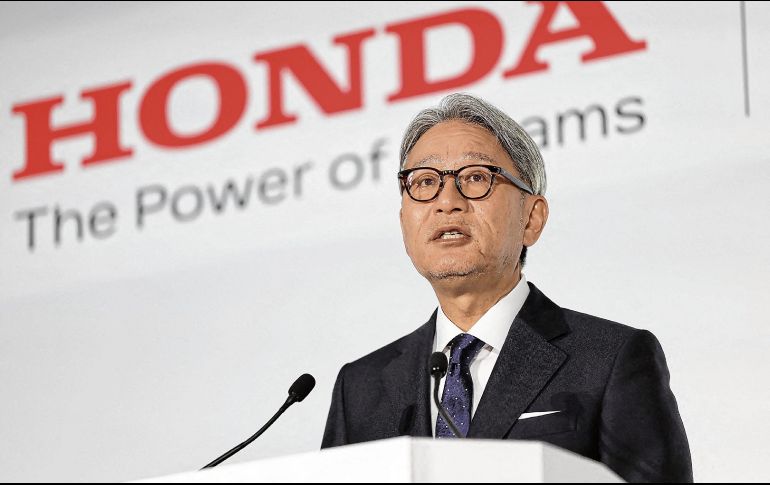 Toshihiro Mibe, presidente de Honda. AFP