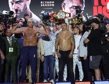 La fuerza bruta de Fury chocará con la técnica y velocidad de Usyk. EFE/A. Haider