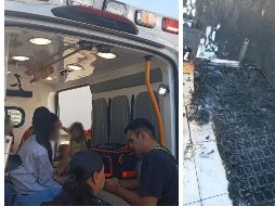 El incendio en el hogar fue atendido por Bomberos de Zapopan y Protección Civil. ESPECIAL